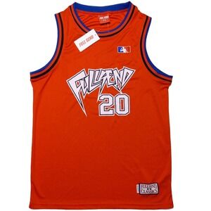 FULL‎ SEND Nelk Boys Basketball Jersey Red Small S ~ New
